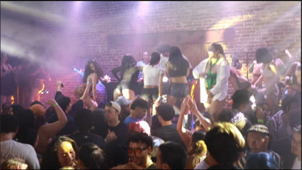 Ladies on stage